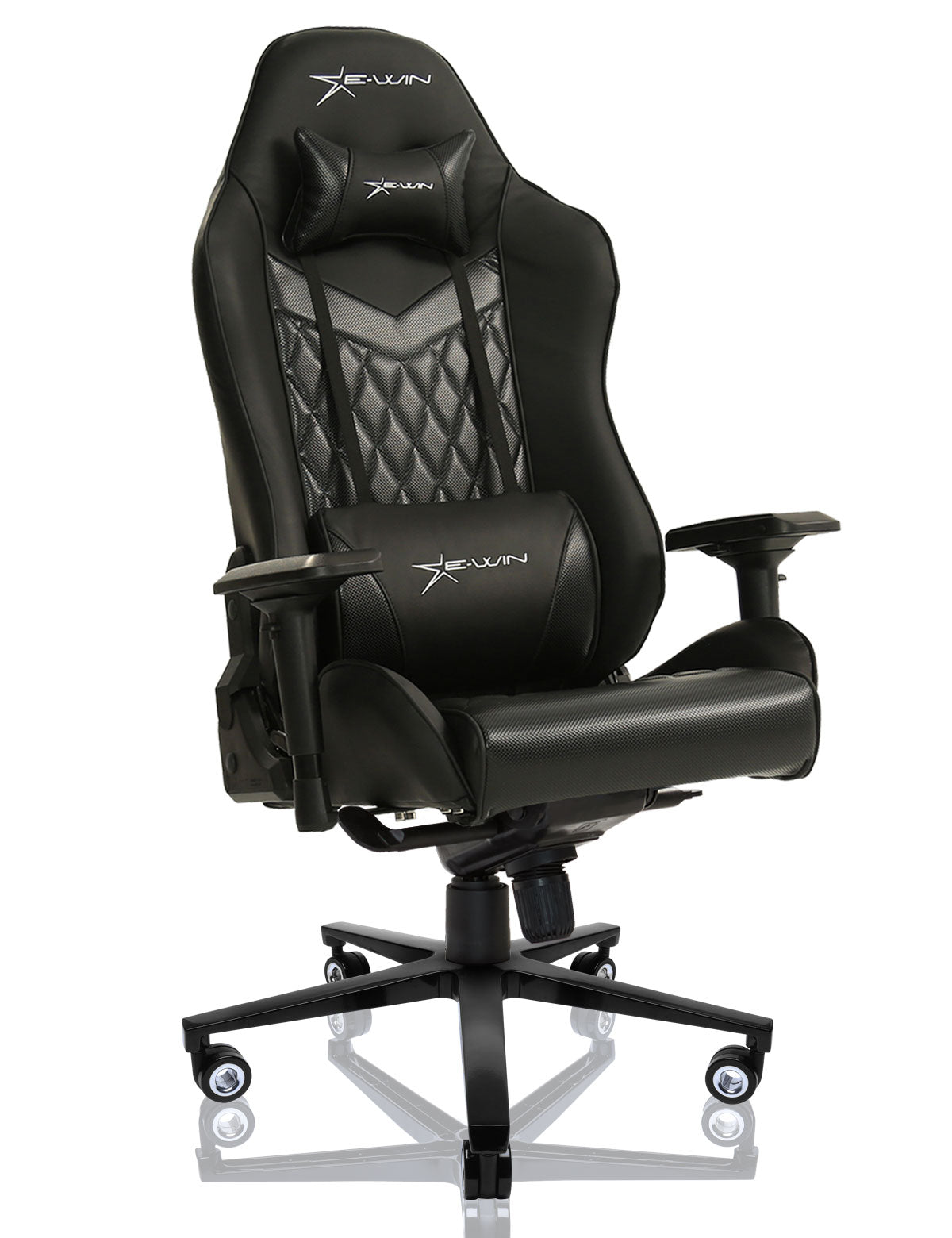 E-WIN Champion Upgraded Series Ergonomic Computer Gaming Office Chair with Pillows - CPF-REV