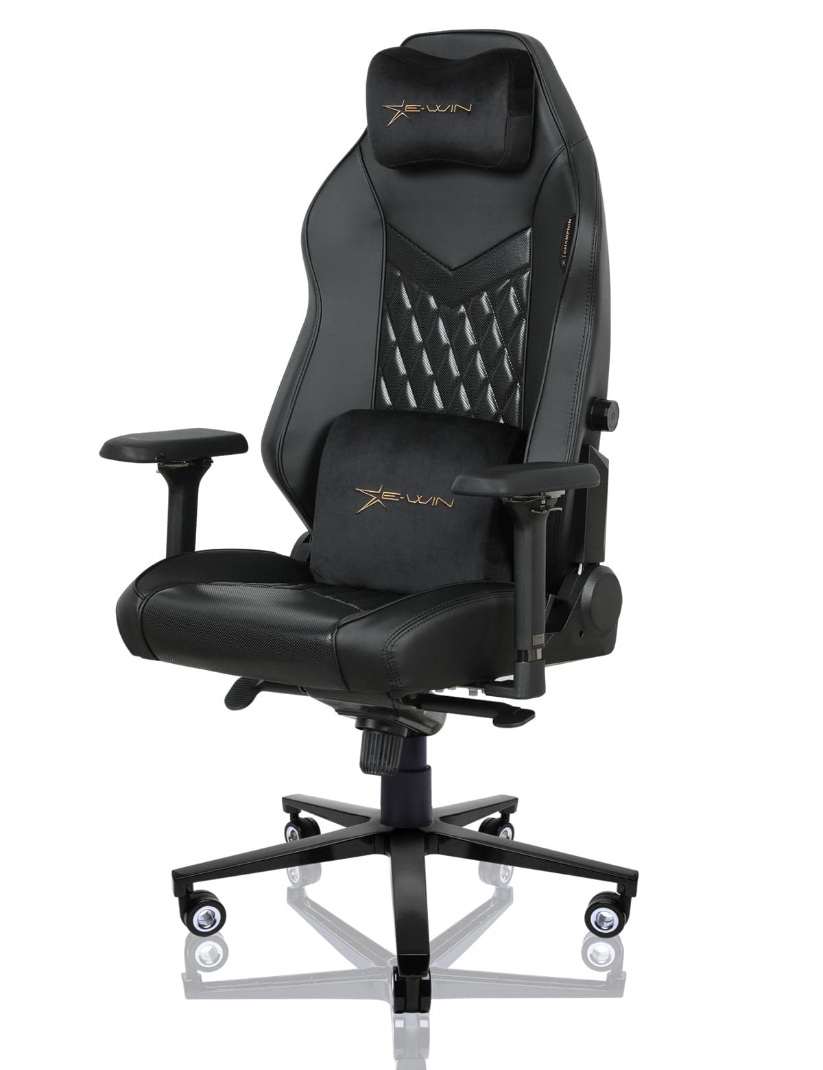 E-WIN Champion Upgraded Series Ergonomic Computer Gaming Office Chair with Pillows - CPF-REV