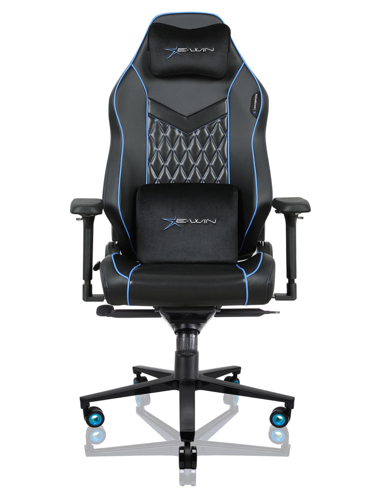 E-WIN Champion Upgraded Series Ergonomic Computer Gaming Office Chair with Pillows - CPF-REV