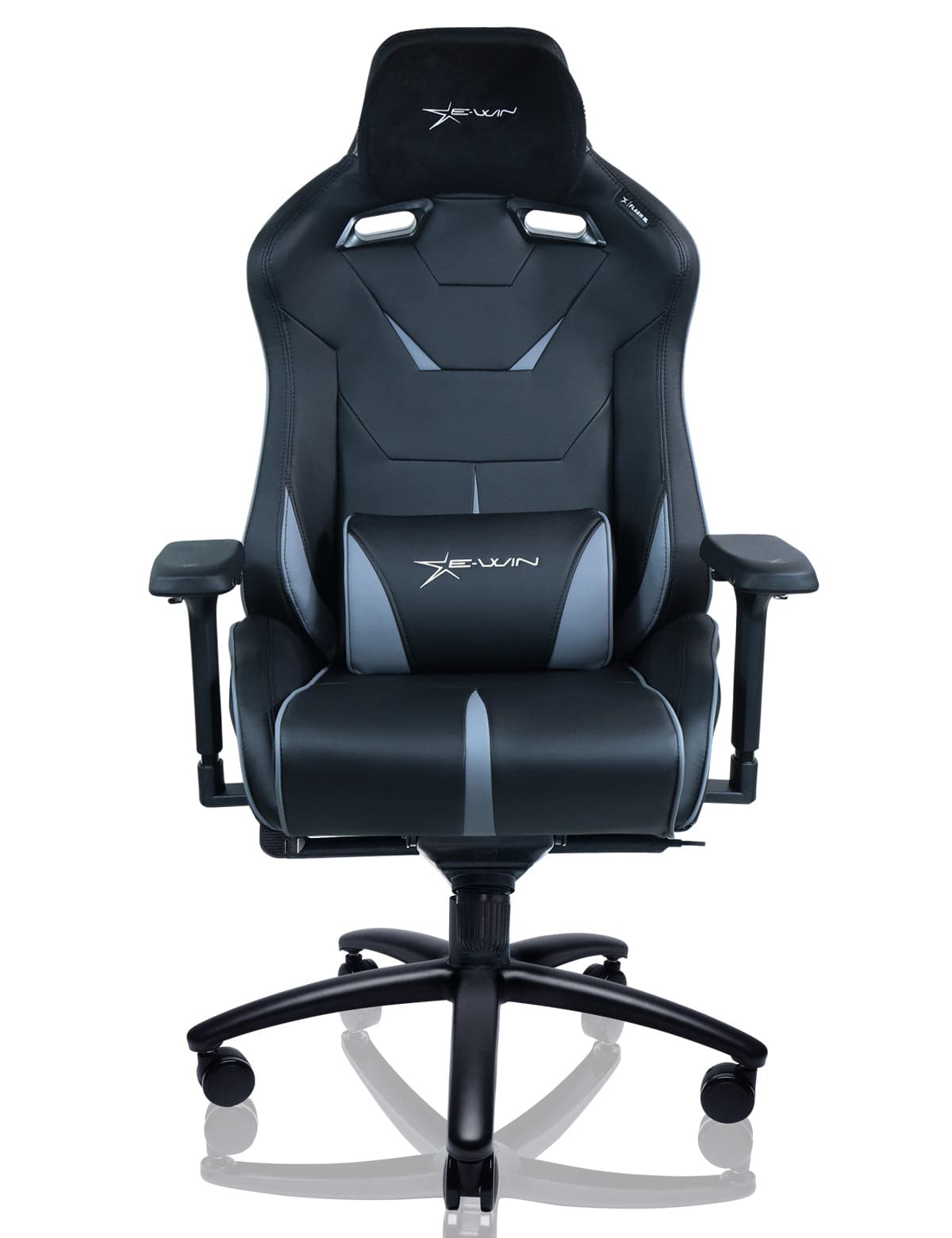 E-WIN Flash XL Size Upgraded Series Ergonomic Computer Gaming Office Chair with Pillows - FLB-XL-REV