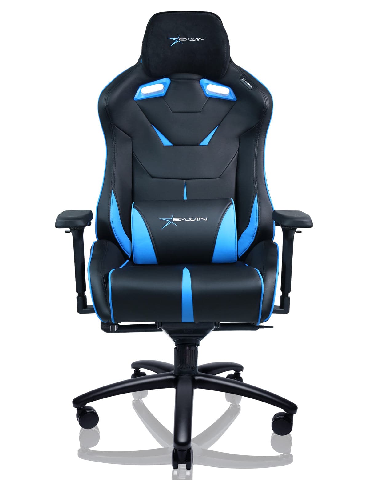 E-WIN Flash XL Size Upgraded Series Ergonomic Computer Gaming Office Chair with Pillows - FLB-XL-REV