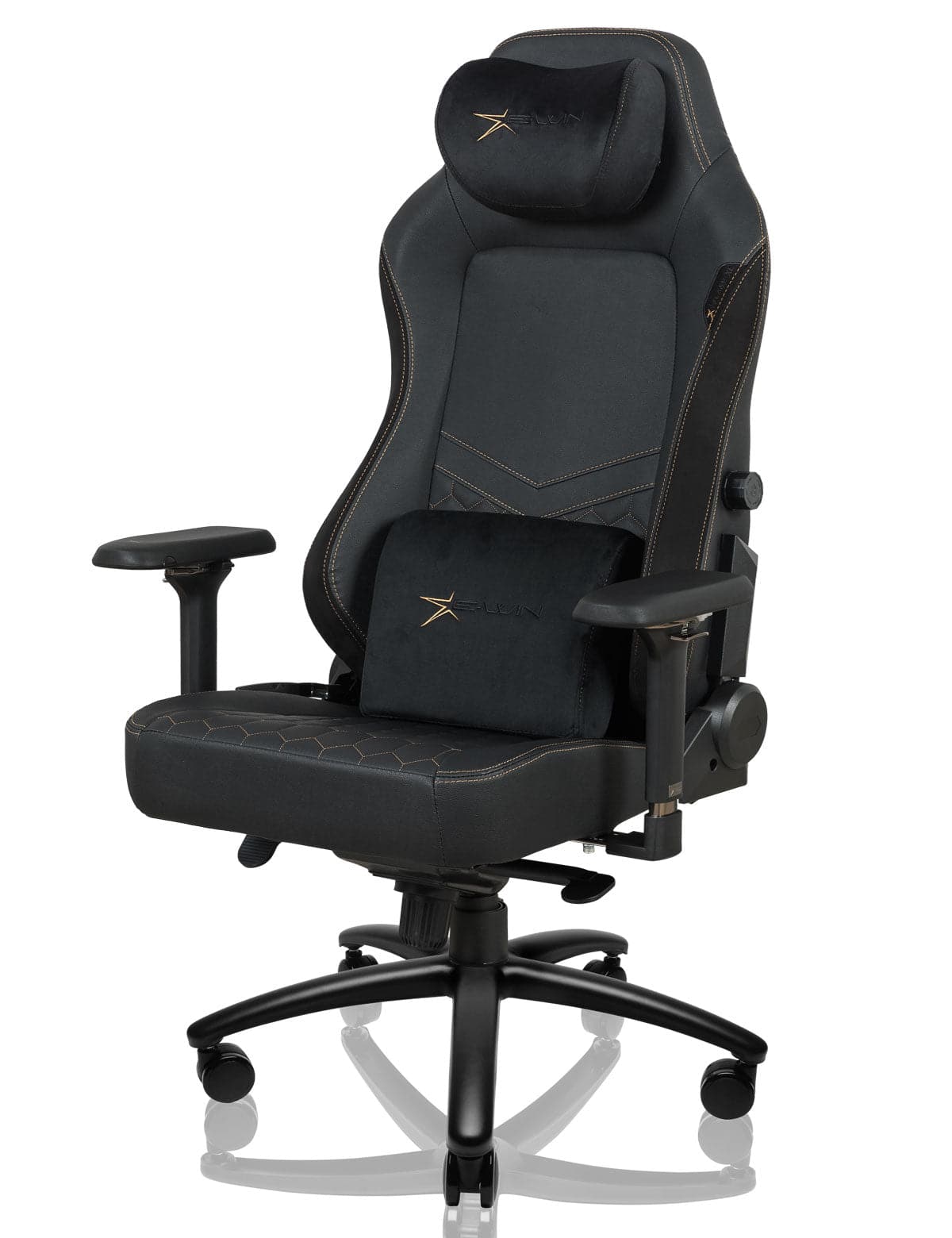 E-WIN Flash XL Size Upgraded Series Ergonomic Computer Gaming Office Chair with Pillows-FLF-XL-REV