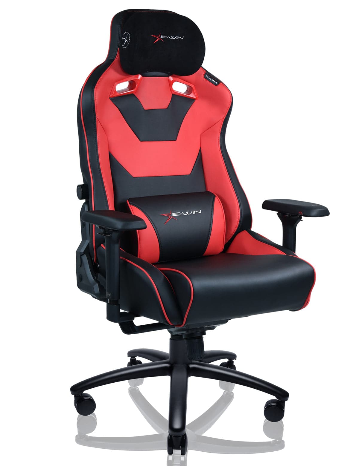 E-WIN Flash XL Size Upgraded Series Ergonomic Computer Gaming Office Chair with Pillows - FLC-XL-REV