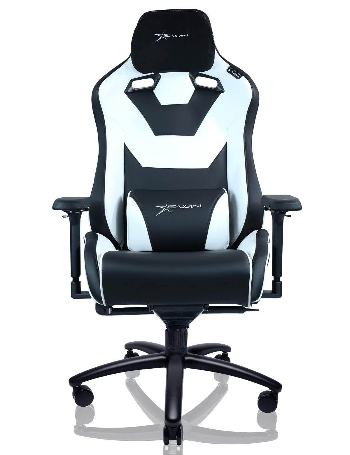 E-WIN Flash XL Size Upgraded Series Ergonomic Computer Gaming Office Chair with Pillows - FLC-XL-REV