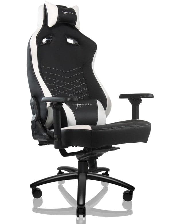 ELECWISH Gaming Chair – Ergonomic Computer Office Chair – Recliner Swivel Seat With Massage – Black