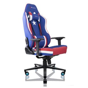 E-WIN Champion Series Captain America Ergonomic Computer Gaming Office Chair with Pillows - MAGA