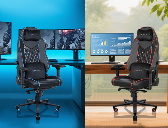 E-WIN RGB Gaming Desk and Revolutionary Upgrade chair
