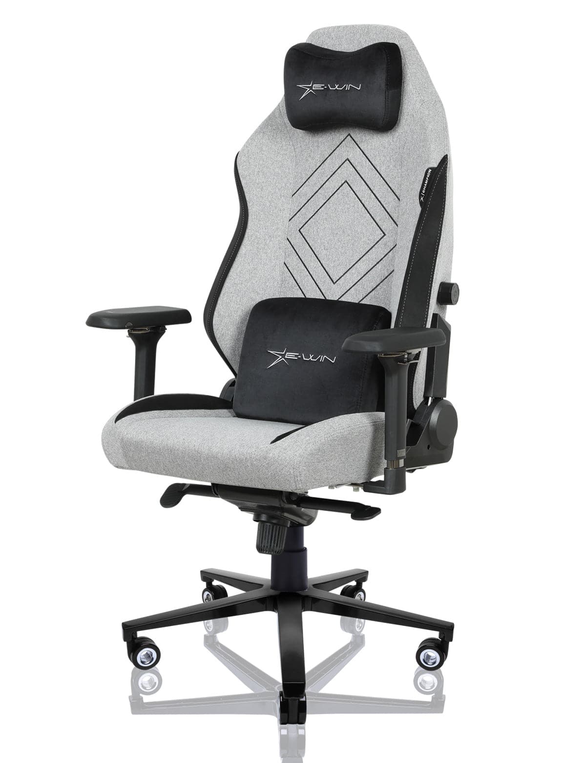 E-WIN Champion Upgraded Series Ergonomic Computer Gaming Office Chair with Pillows - CPG-REV