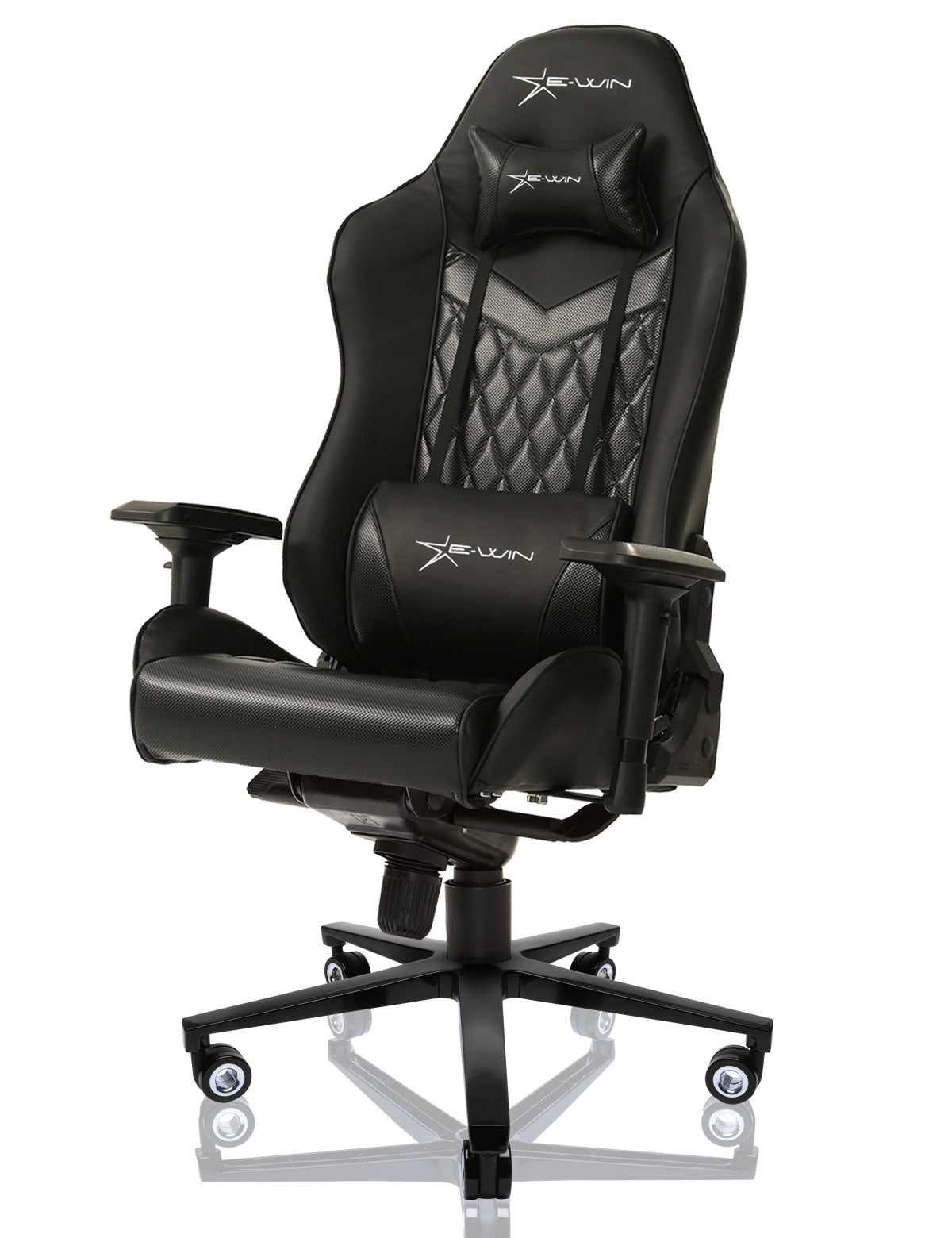 E-WIN Champion Upgraded Series Ergonomic Computer Gaming Office Chair with Pillows - CPF-REV