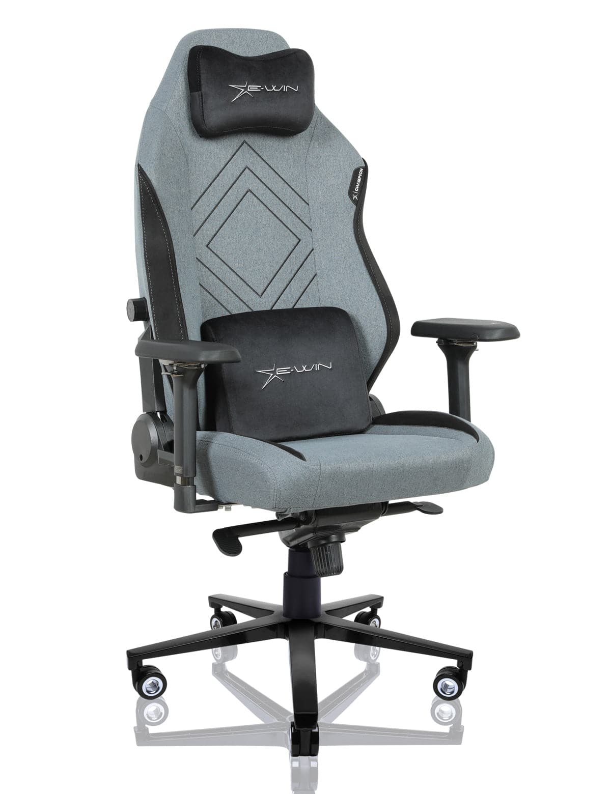 E-WIN Champion Upgraded Series Ergonomic Computer Gaming Office Chair with Pillows - CPG-REV