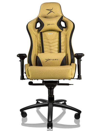 E-WIN Flash XL Size Classic Series Ergonomic Golden Computer Gaming Office Chair with Pillows - FLI-XL-Classic