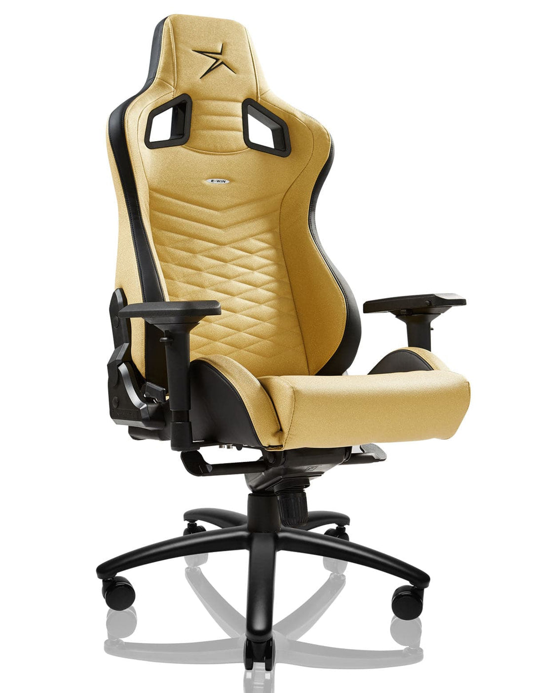 E-WIN Flash XL Size Classic Series Ergonomic Golden Computer Gaming Of