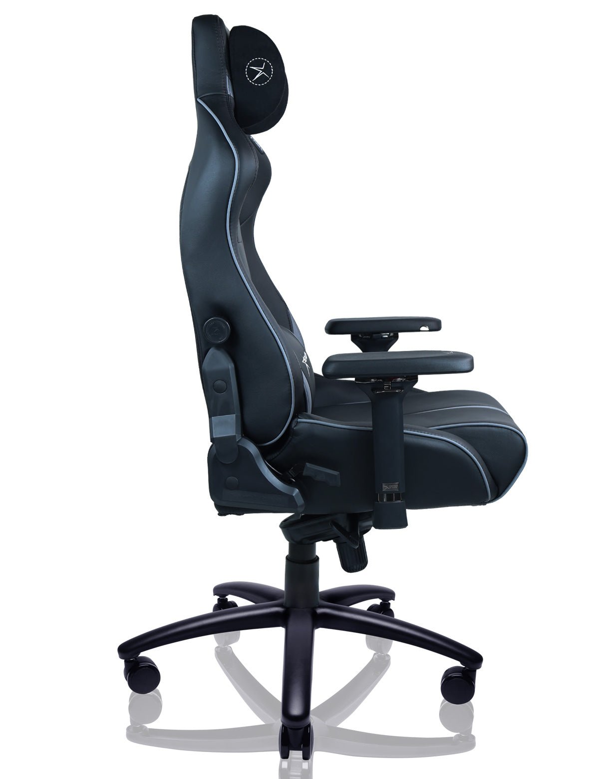 E-WIN Bravon Black Sit-to-Stand RGB Gaming Desk & Chair Bundle