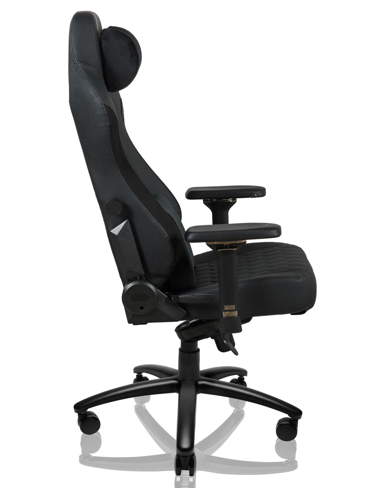 E-WIN Bravon Black Sit-to-Stand RGB Gaming Desk & Chair Bundle