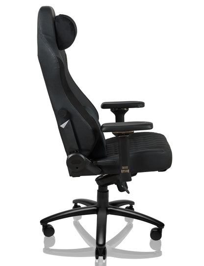 E-WIN Bravon Black Sit-to-Stand RGB Gaming Desk & Chair Bundle