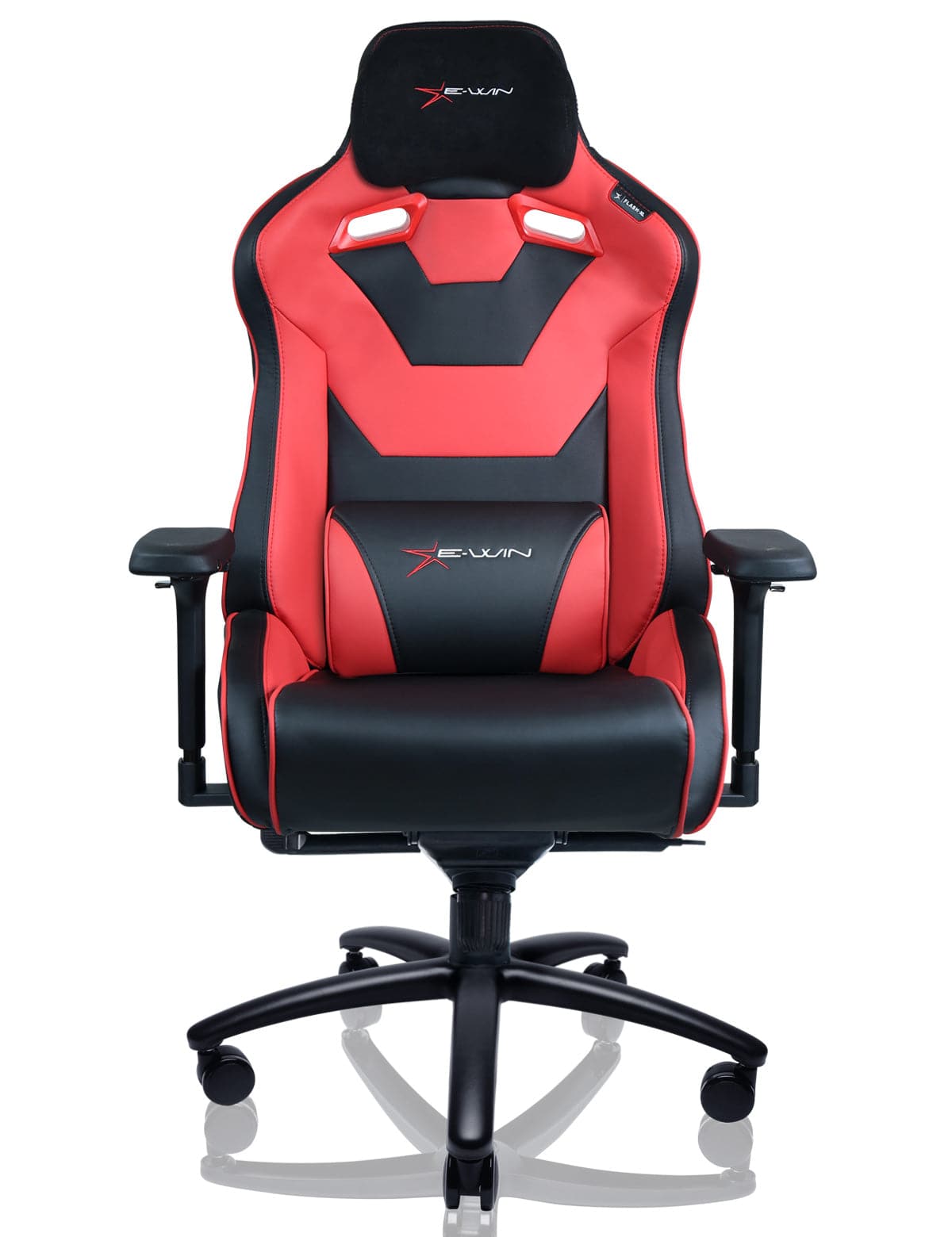 E-WIN Flash XL Size Upgraded Series Ergonomic Computer Gaming Office Chair with Pillows - FLC-XL-REV