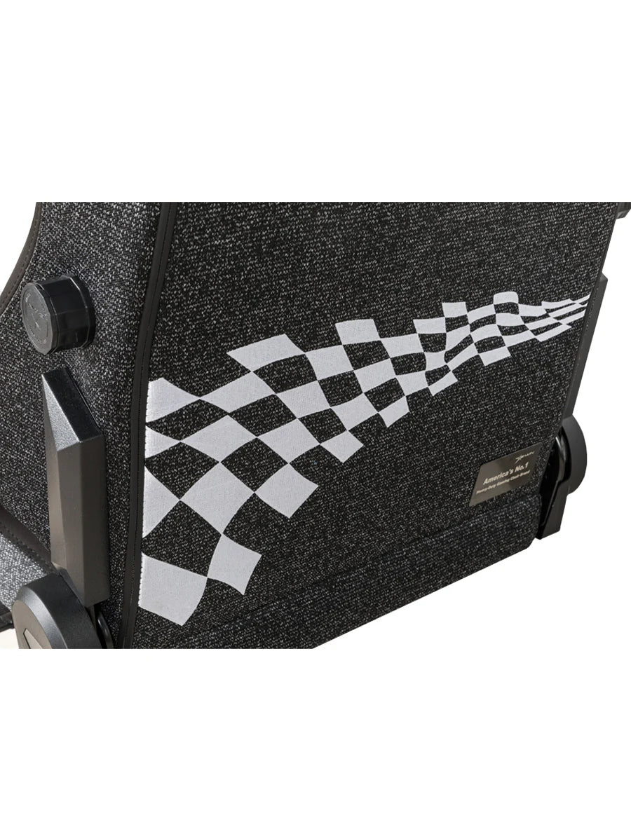 E-WIN Bravon White Sit-to-Stand RGB Gaming Desk & Chair Bundle