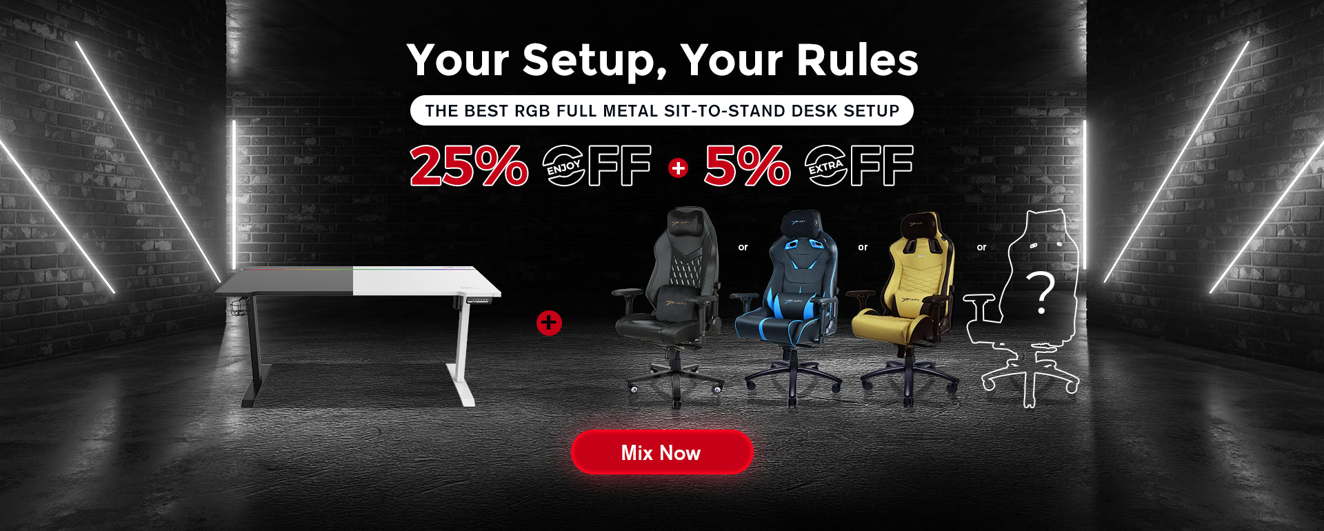 E-WIN Best Gaming Desk Setup