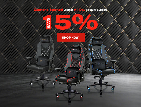 E-WIN Bravon Sit-to-stand gaming desk & chair bundle