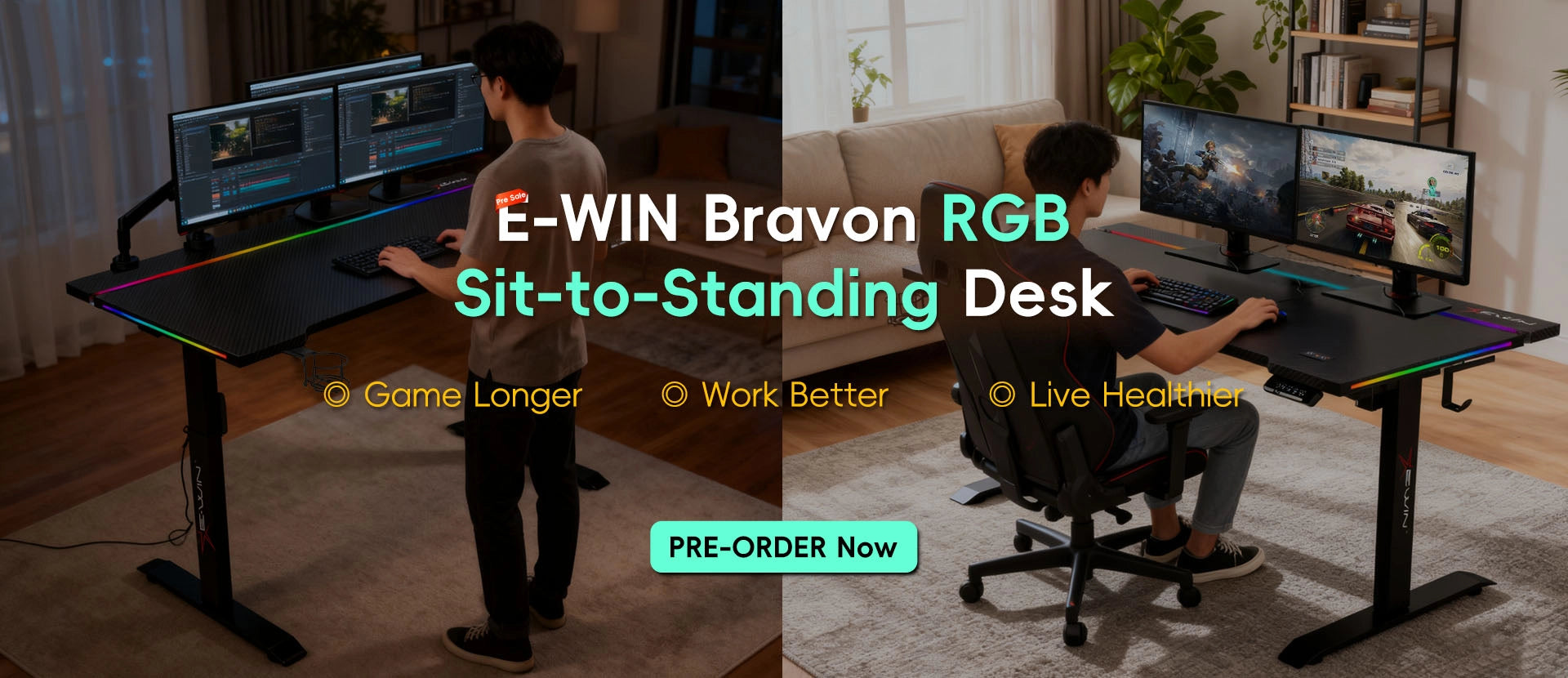 E-WIN Sit-to-Standing Desk