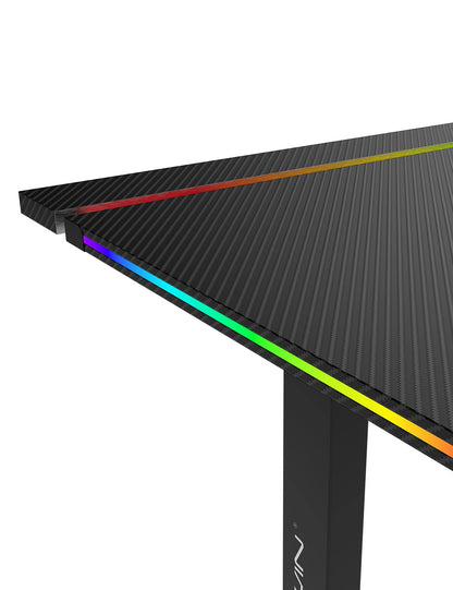 E-WIN Bravon RGB Full Metal Sit-to-Stand Desk