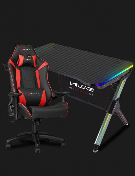 E-WIN Knight Series Lux Luminis Gaming Setup