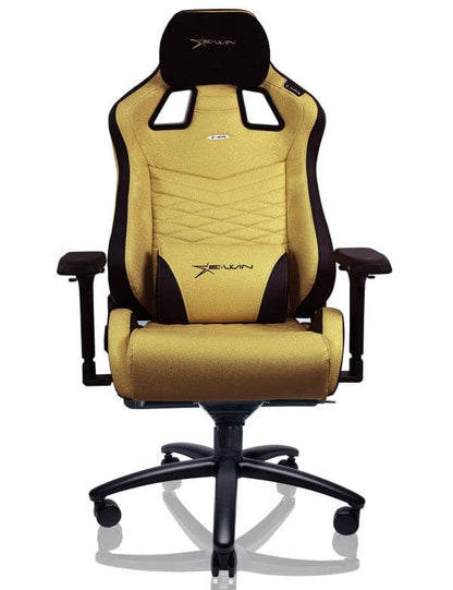 E-WIN Flash XL Size Upgraded Series Ergonomic Golden Computer Gaming Office Chair with Pillows - FLI-XL-REV