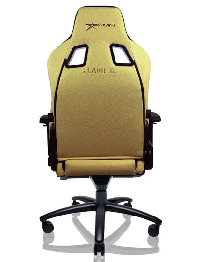 E-WIN Flash XL Size Upgraded Series Ergonomic Golden Computer Gaming Office Chair with Pillows - FLI-XL-REV